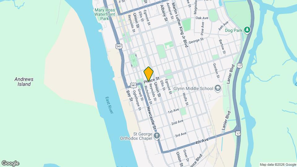 502 Prince St Map and Location Details