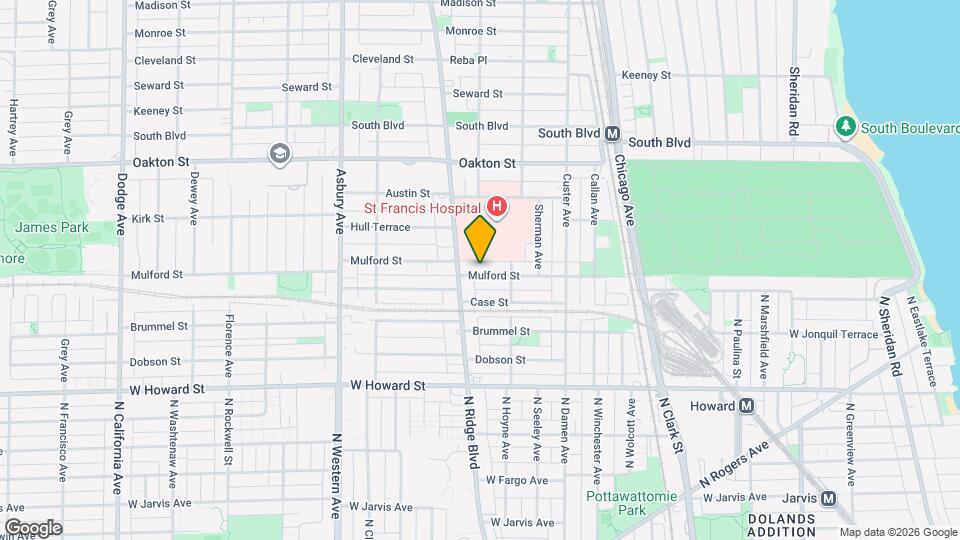 829 Mulford Street, Unit Evanston - Unit 1 Mapa y Detalles de la Ubicación