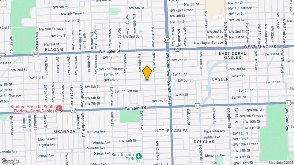 4345 SW 5th St Mapa y Detalles de la Ubicación
