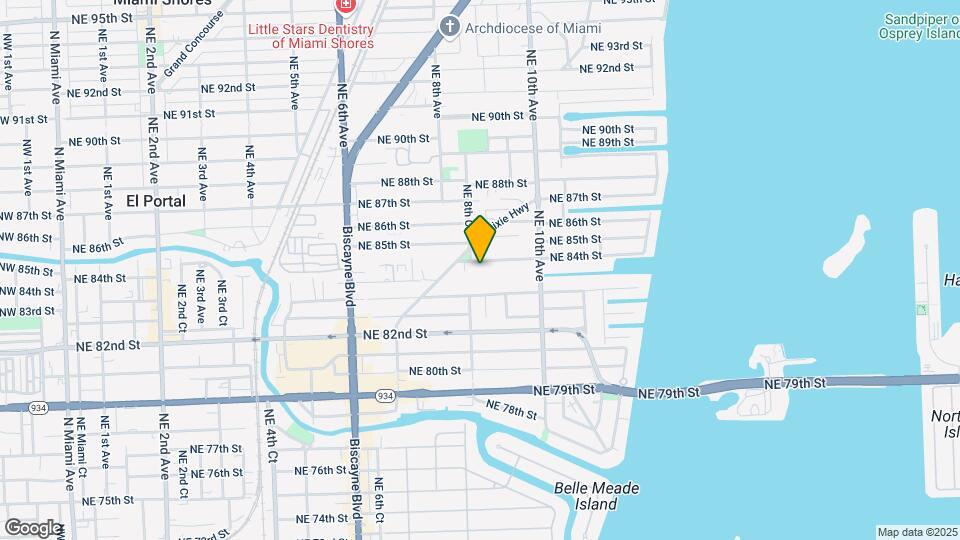 864 NE 84th St Map and Location Details