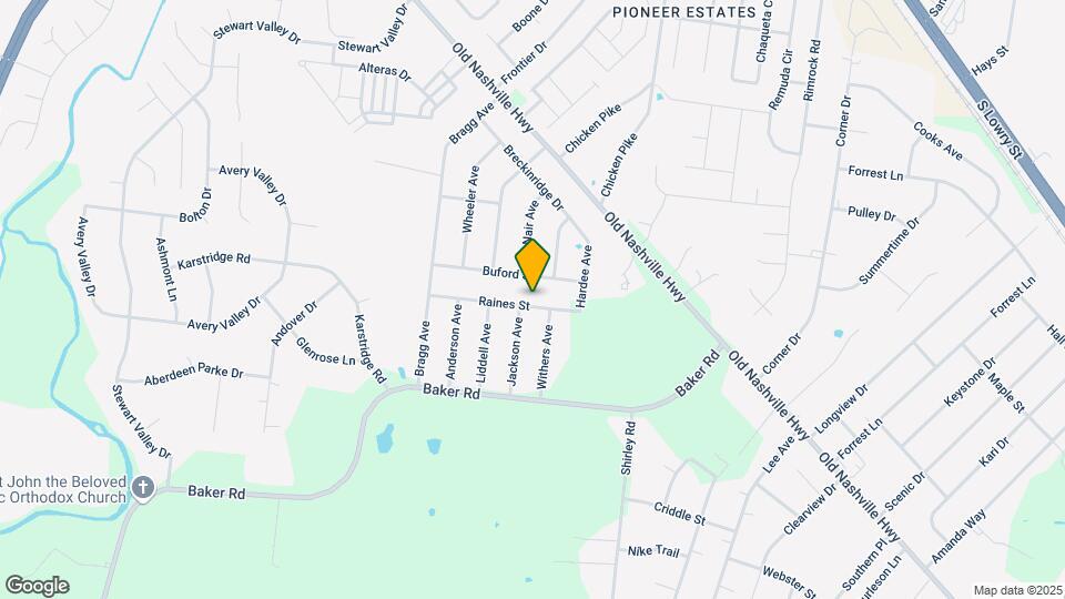 835 Raines St Map and Location Details