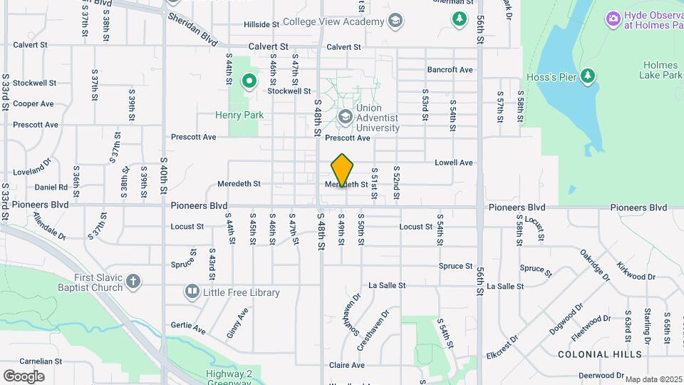 4217 S 49th St Map and Location Details
