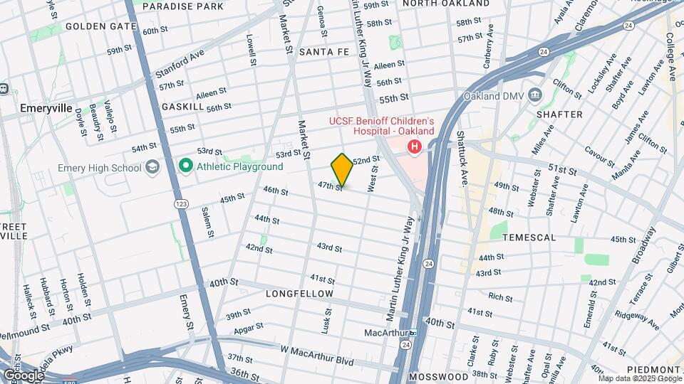 859 47th St Map and Location Details