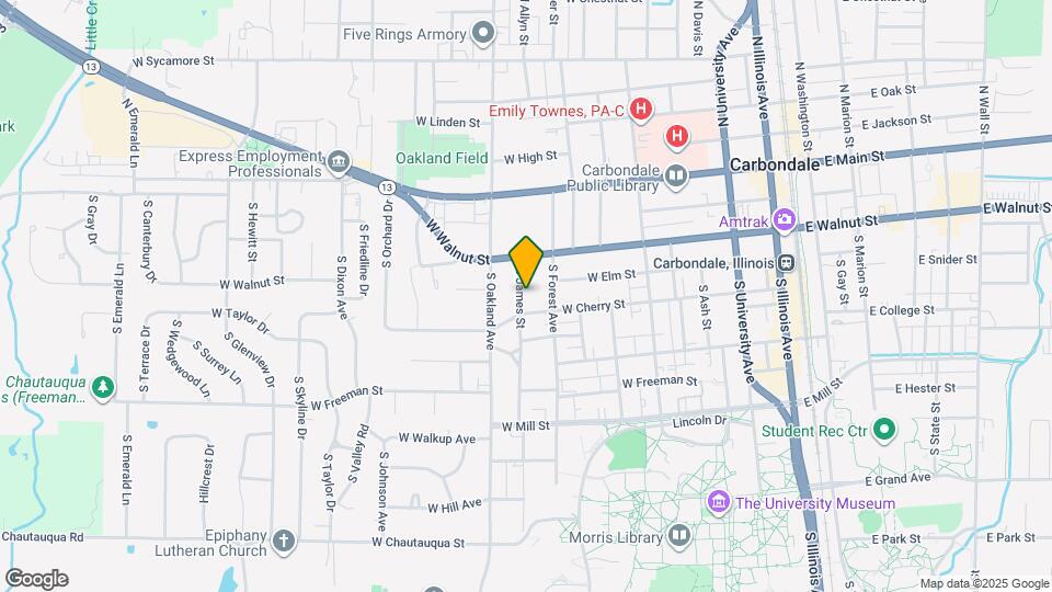 407 S James St Map and Location Details