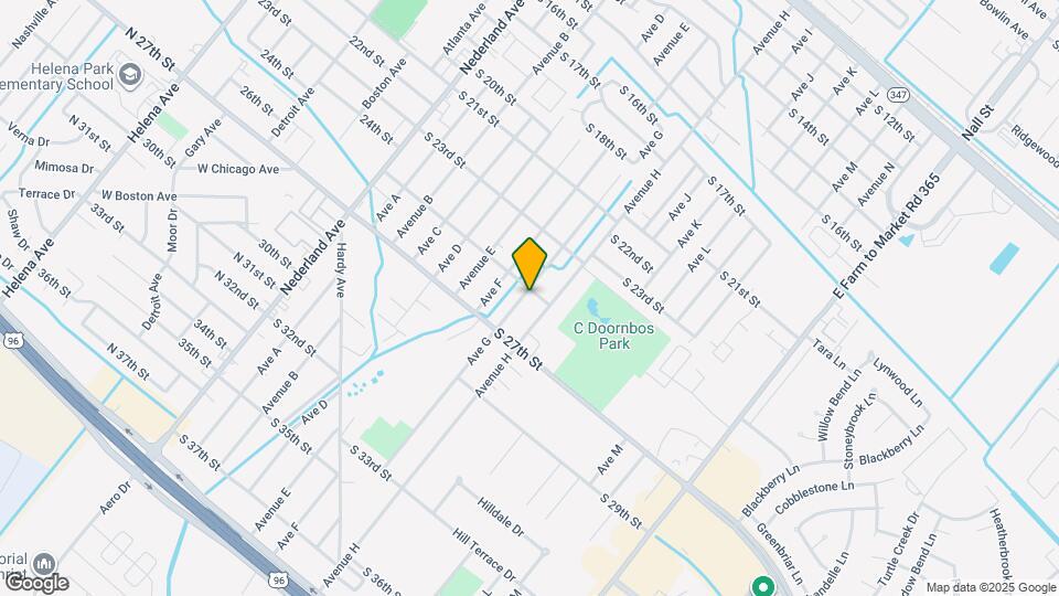 2503 Ave G Mapa y Detalles de la Ubicación