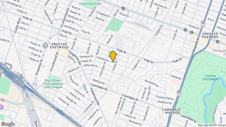 5244 Leeland St Mapa y Detalles de la Ubicación