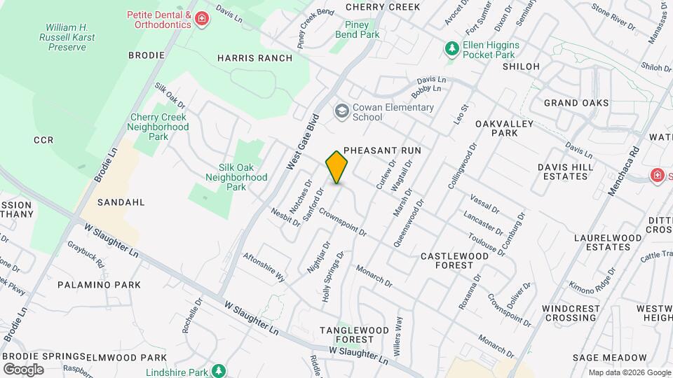 9302 Canus Dr Map and Location Details