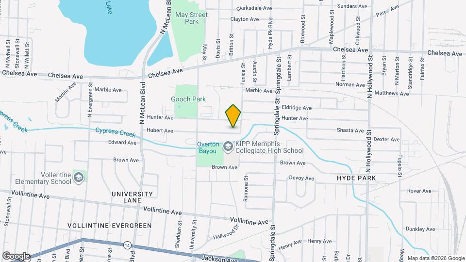 2102 Hubert Ave Mapa y Detalles de la Ubicación