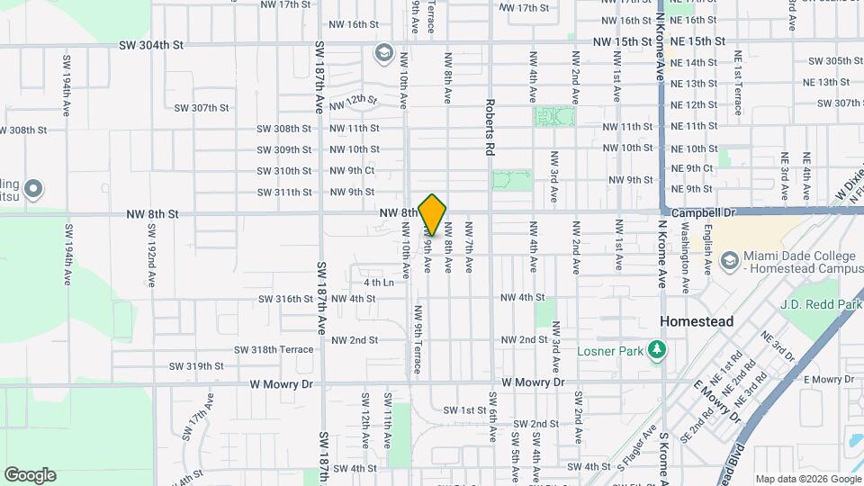 625 NW 9th Ave Map and Location Details