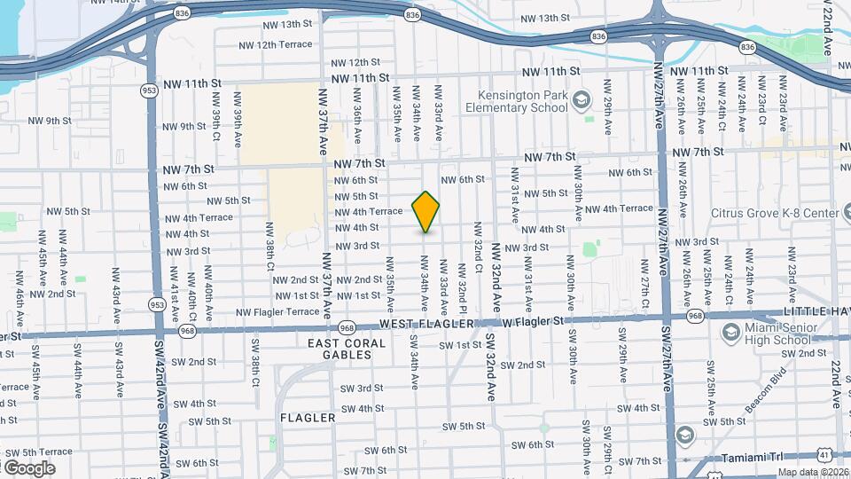 315 NW 34th Ave Map and Location Details