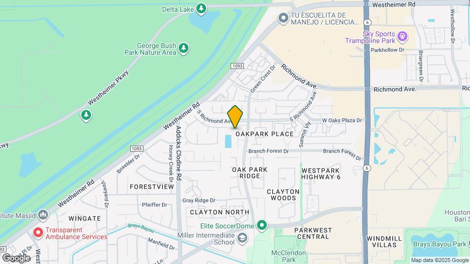 3010 Palace Oaks Dr Map and Location Details