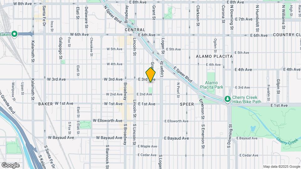 253 N Grant St Map and Location Details