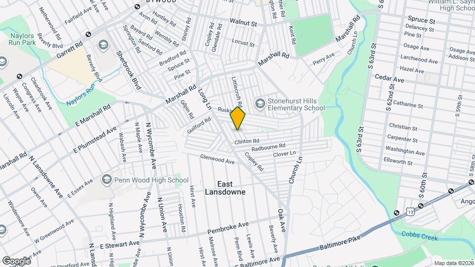 7274 Radbourne Rd Map and Location Details