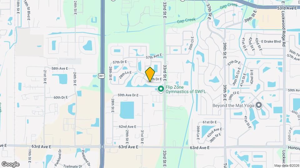 3124 58th Terrace E, Unit 1011-44 Map and Location Details