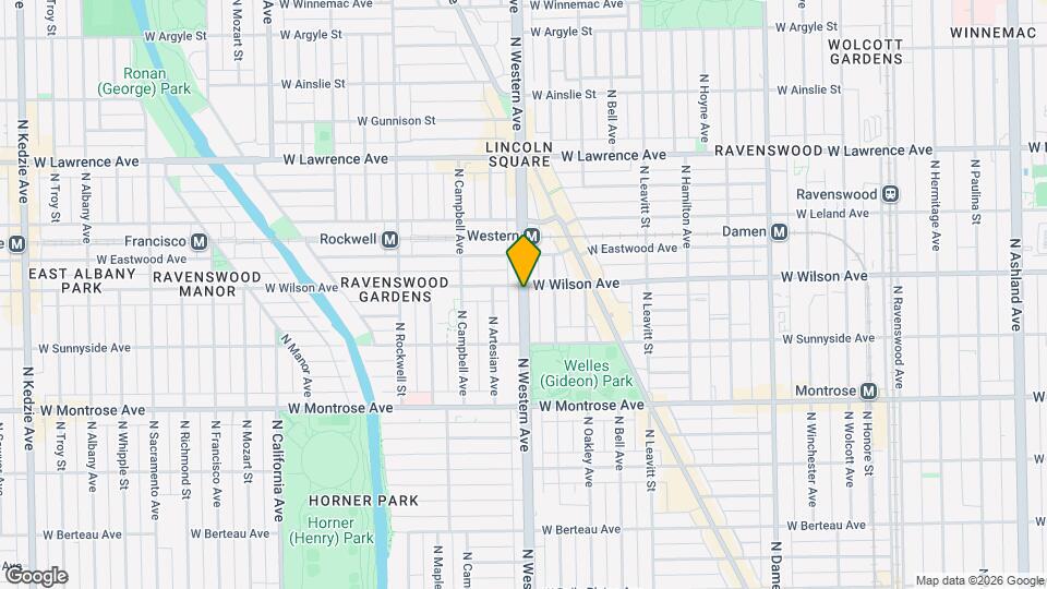 4546 N Western Ave Mapa y Detalles de la Ubicación