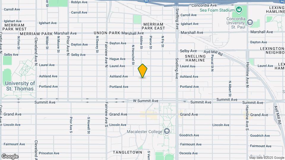 1696 Ashland Ave Map and Location Details
