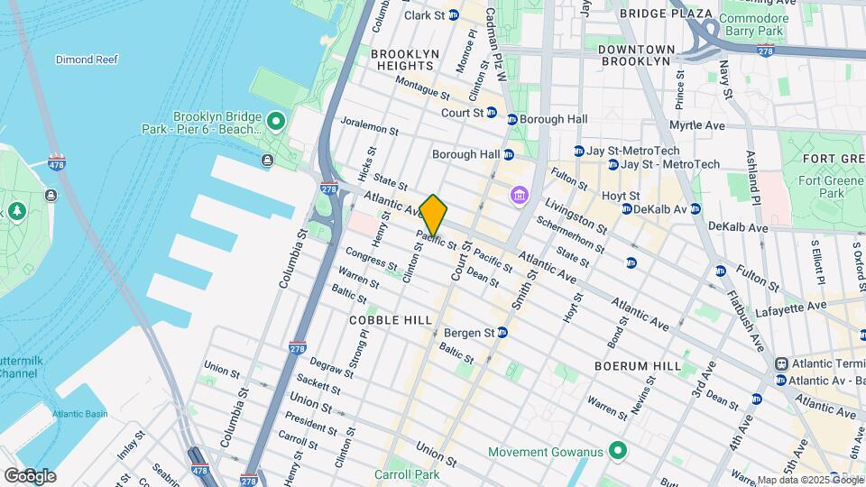 166 Pacific St Mapa y Detalles de la Ubicación