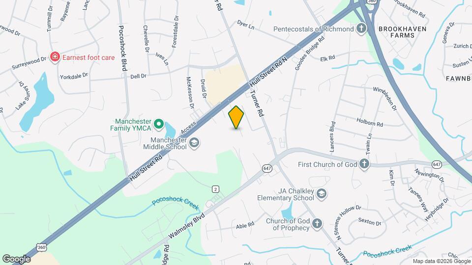 2650 Wayside Dr Map and Location Details