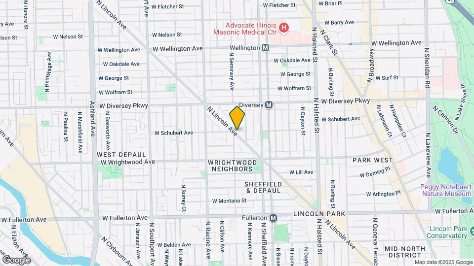 2677 N Lincoln Ave, Chicago, IL 60614 Map and Location Details