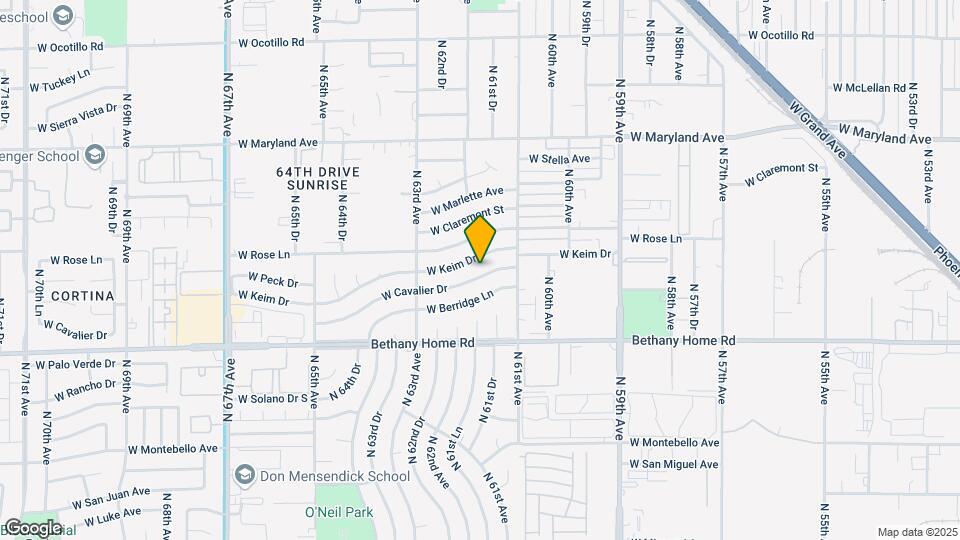 6134 W Cavalier Dr Map and Location Details