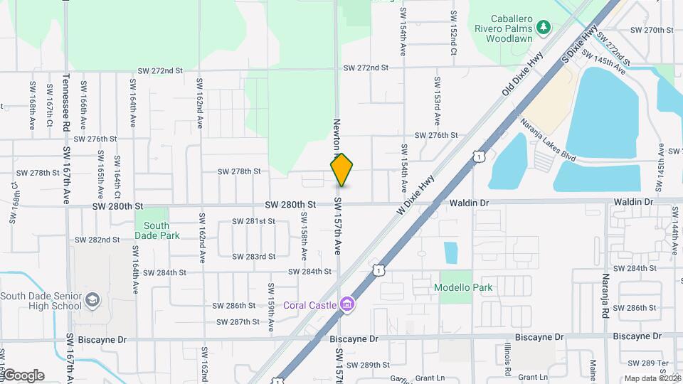 15657 SW 280th St Map and Location Details