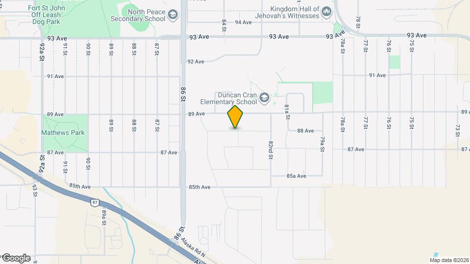 8327-B-8388 88 Ave Map and Location Details