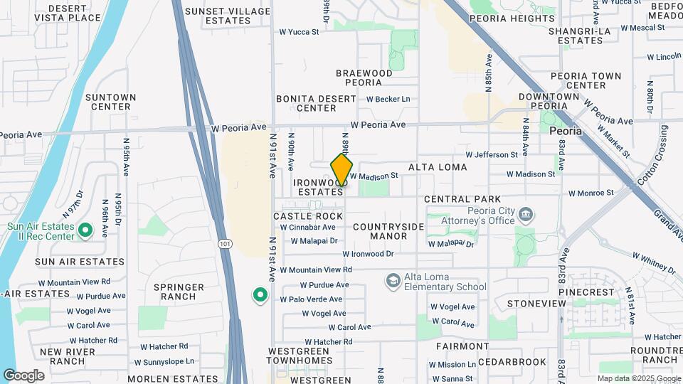 8902 W Monroe St Map and Location Details