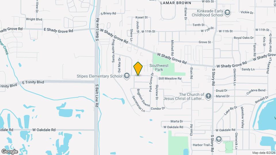 3030 Cross Timbers Dr Map and Location Details