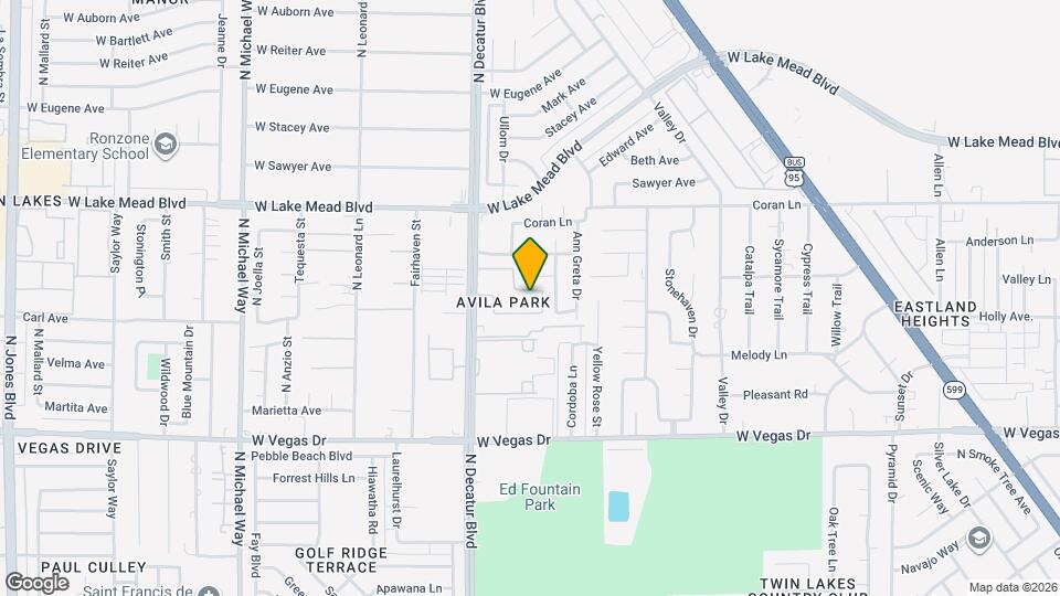 1844 N Decatur Blvd-Unit -104 Map and Location Details