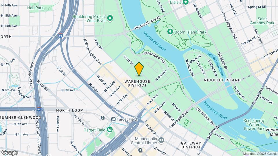 545 N 1st St Map and Location Details