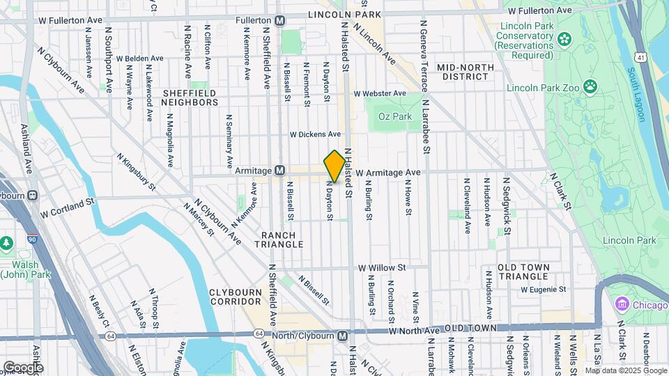 1951 N Dayton St Map and Location Details