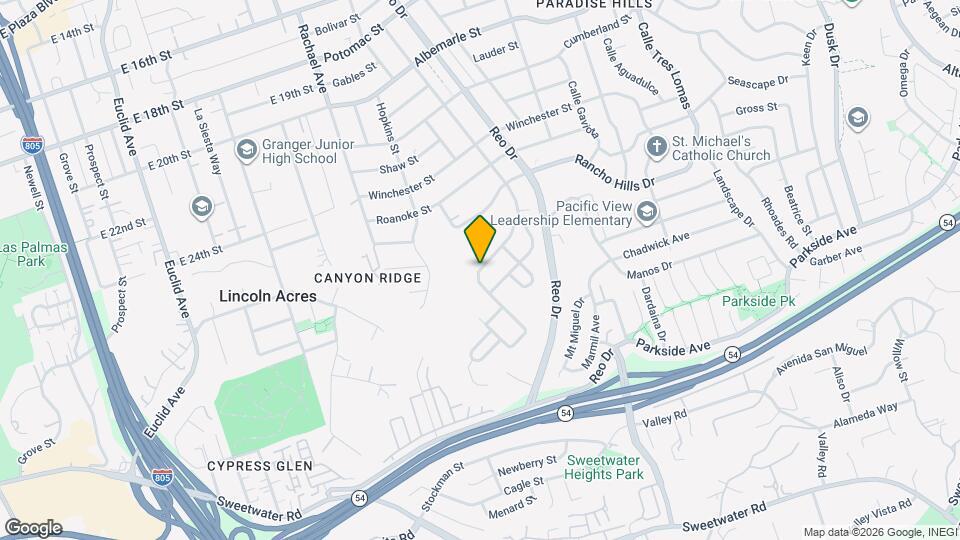 2848 Morningside St Map and Location Details