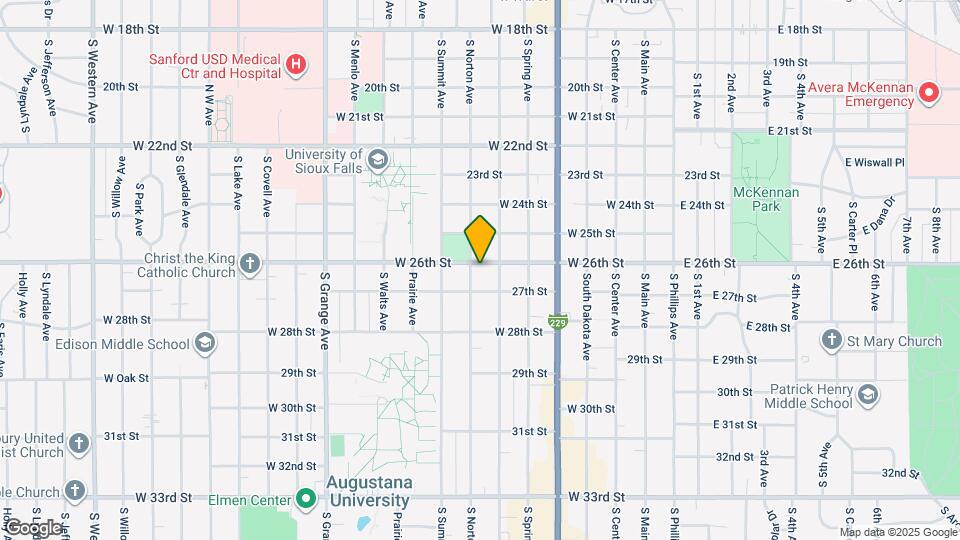 1800 S Norton Ave Map and Location Details