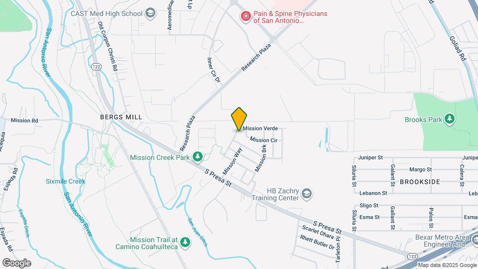 8910 Mission Stream Map and Location Details