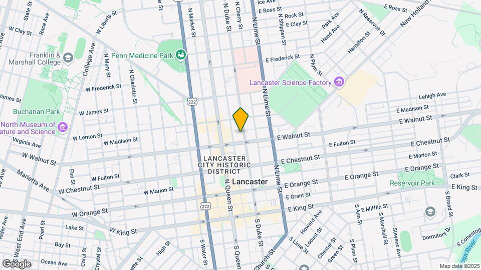 320 N Duke St, Unit 1 Map and Location Details