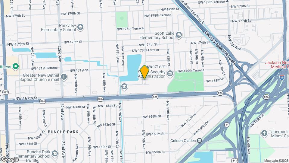 16811 NW 14th Ave Map and Location Details