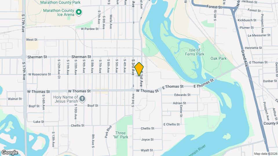 1010 S 1st Ave Map and Location Details