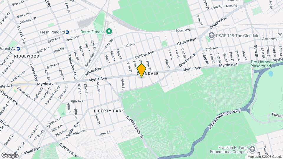 72-36 67th Pl Map and Location Details