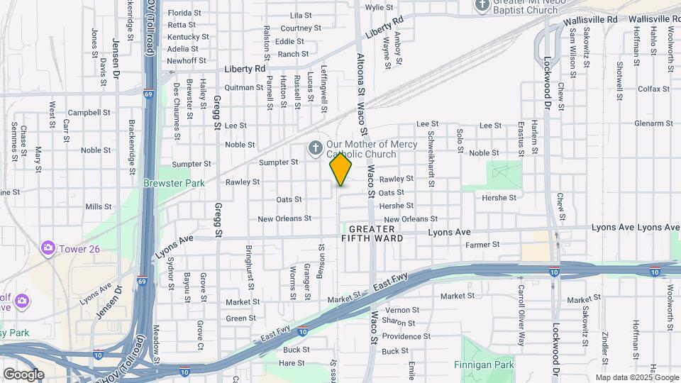 4201 Oats St Map and Location Details