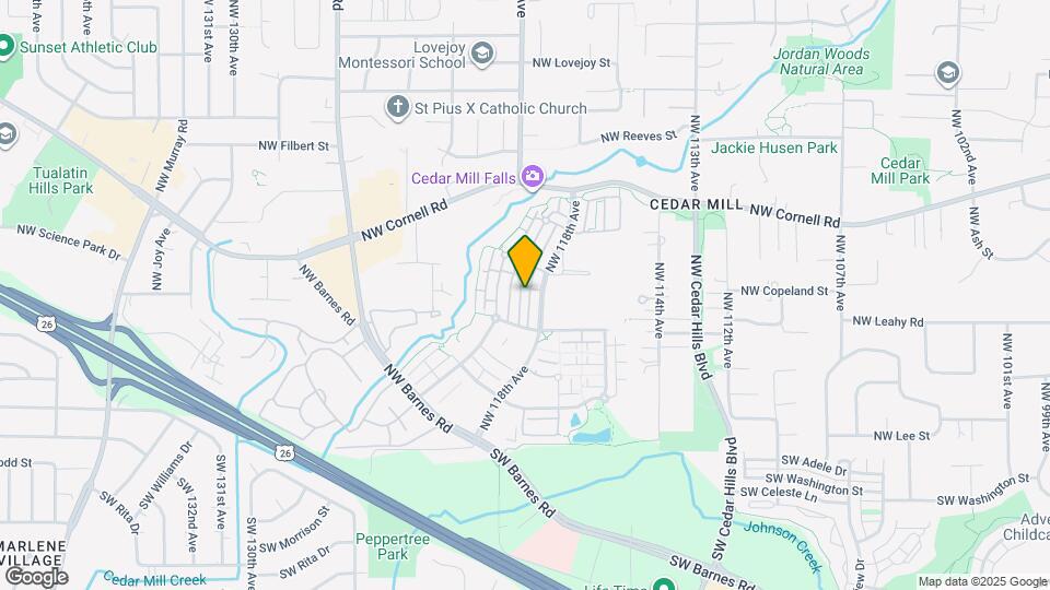 11845 NW Stone Mountain Ln Map and Location Details