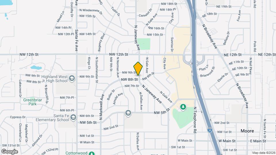 901 N Janeway Ave Map and Location Details