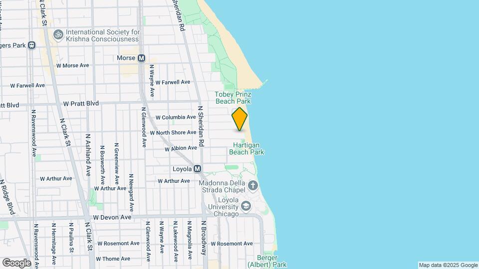 1029-1051 W NorthShore Ave Mapa y Detalles de la Ubicación