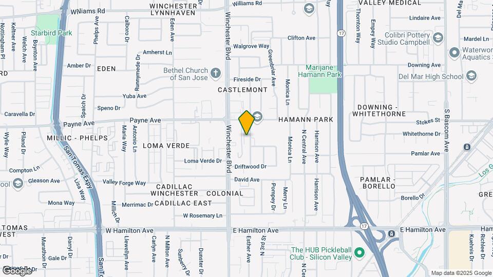1337 Castlemont Ave Map and Location Details