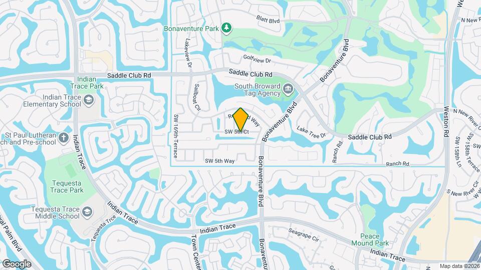 16709 SW 5th Ct Map and Location Details