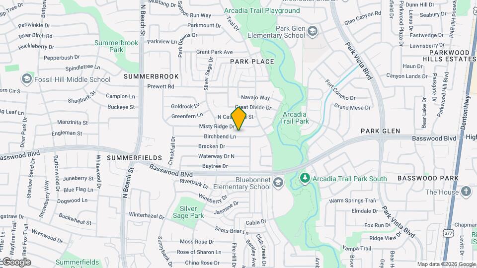 4741 Birchbend Ln Map and Location Details