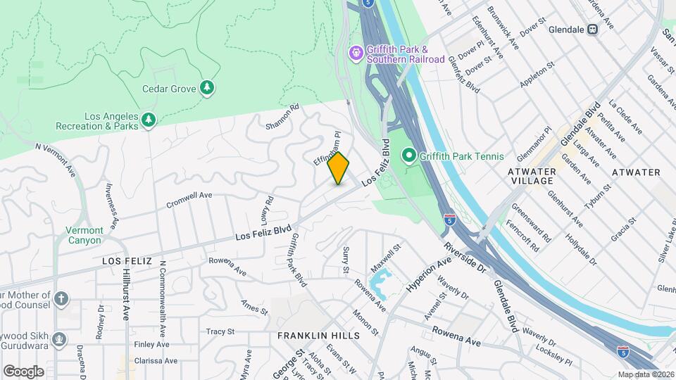 3731 Los Feliz Blvd Mapa y Detalles de la Ubicación