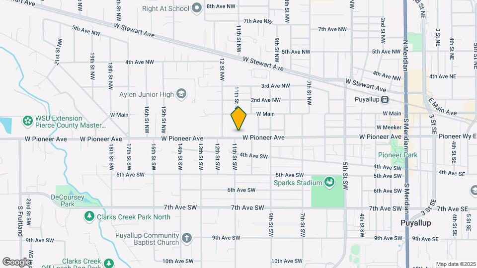 1019 W Pioneer Ave Map and Location Details