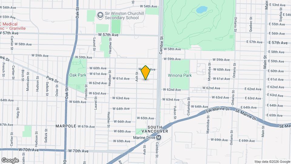 554 61st Av W Map and Location Details