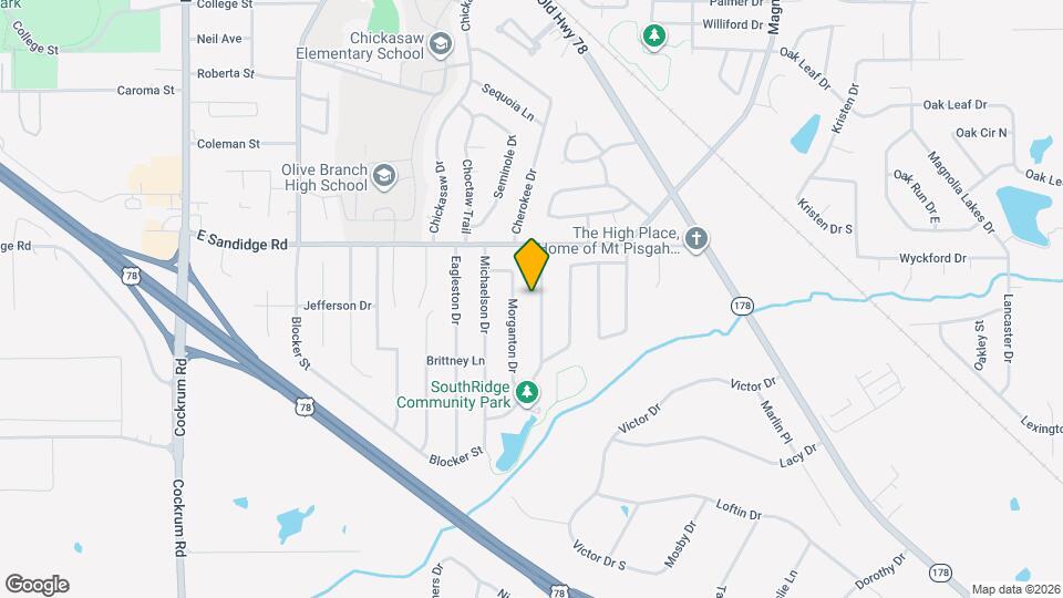 5885 Southridge Dr Map and Location Details