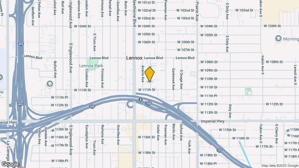 11029-11031 Larch Ave Map and Location Details
